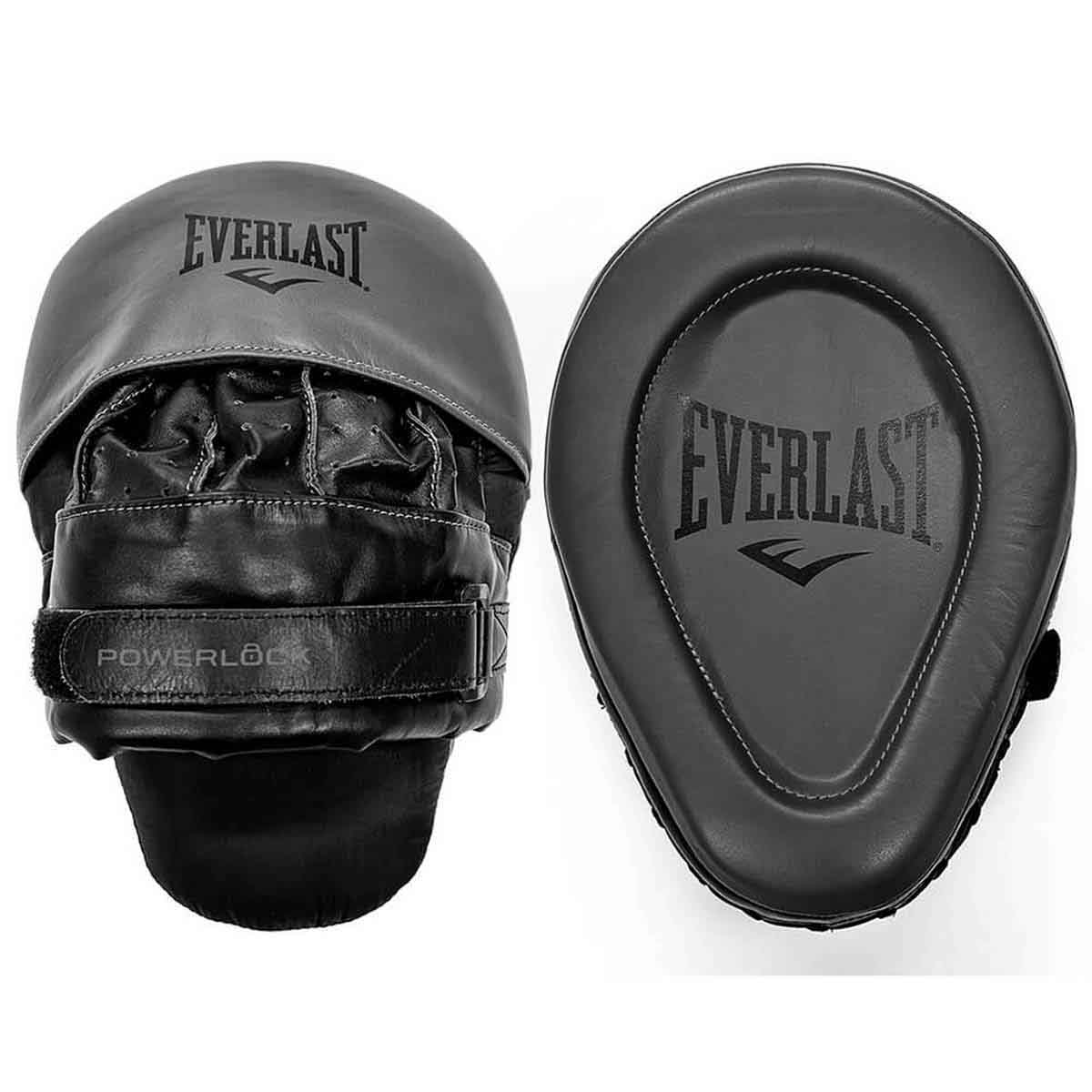 Everlast Powerlock Pro Focus Mitts Black/Charcoal