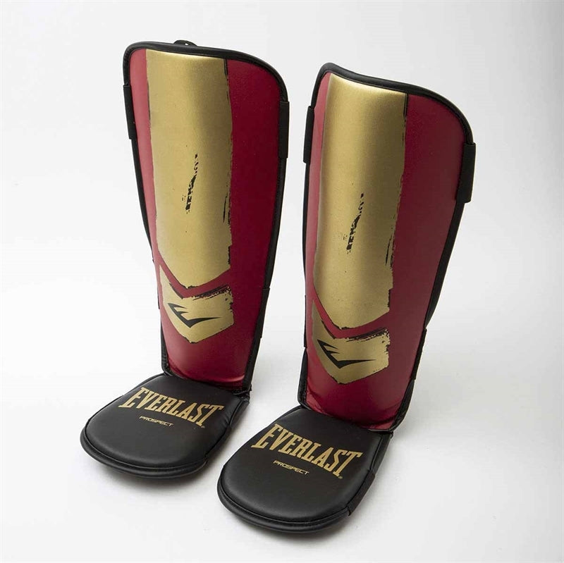 Everlast Prospect Youth Shin Guard Red/Gold