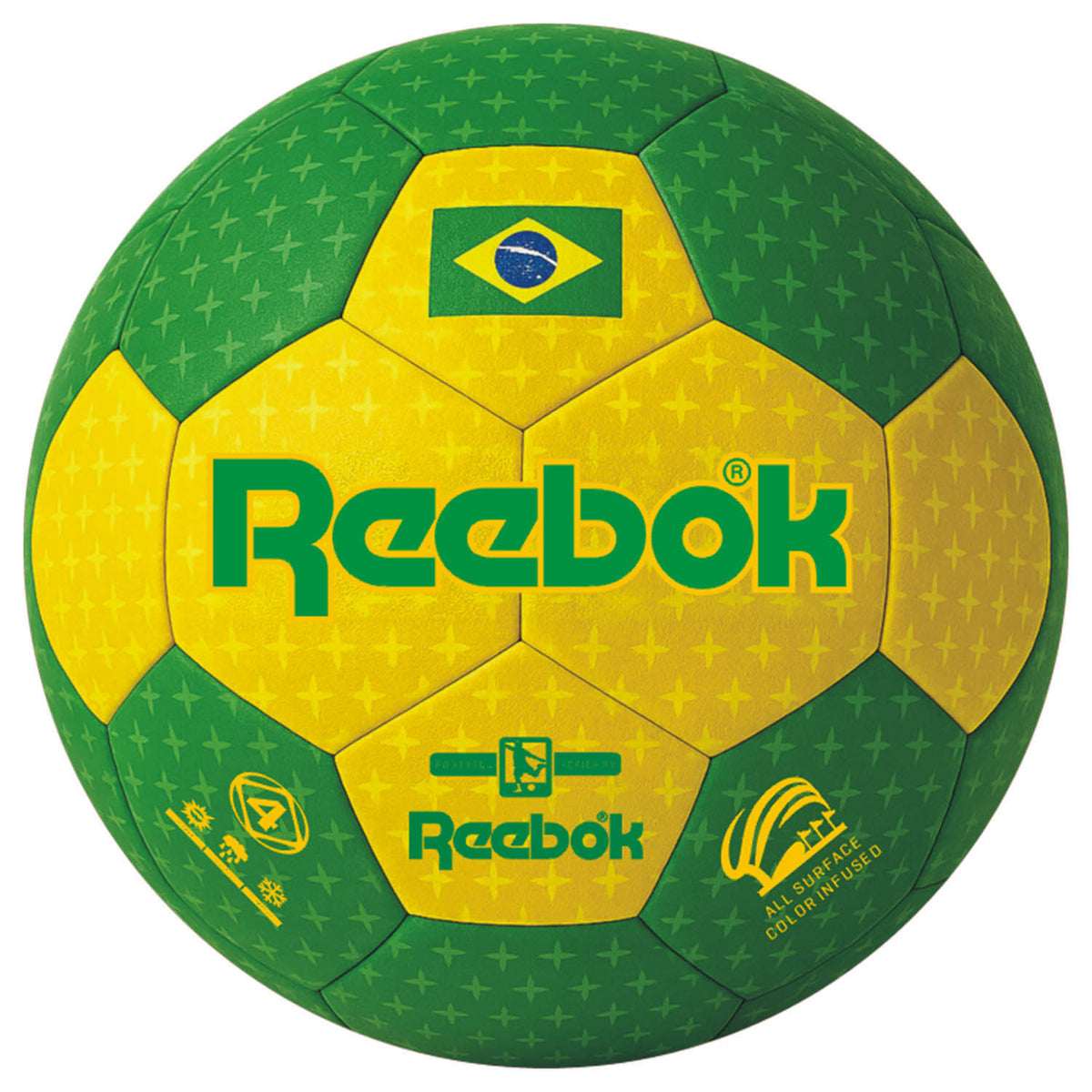 Reebok Fotboll World Cup Brasilien grön/gul