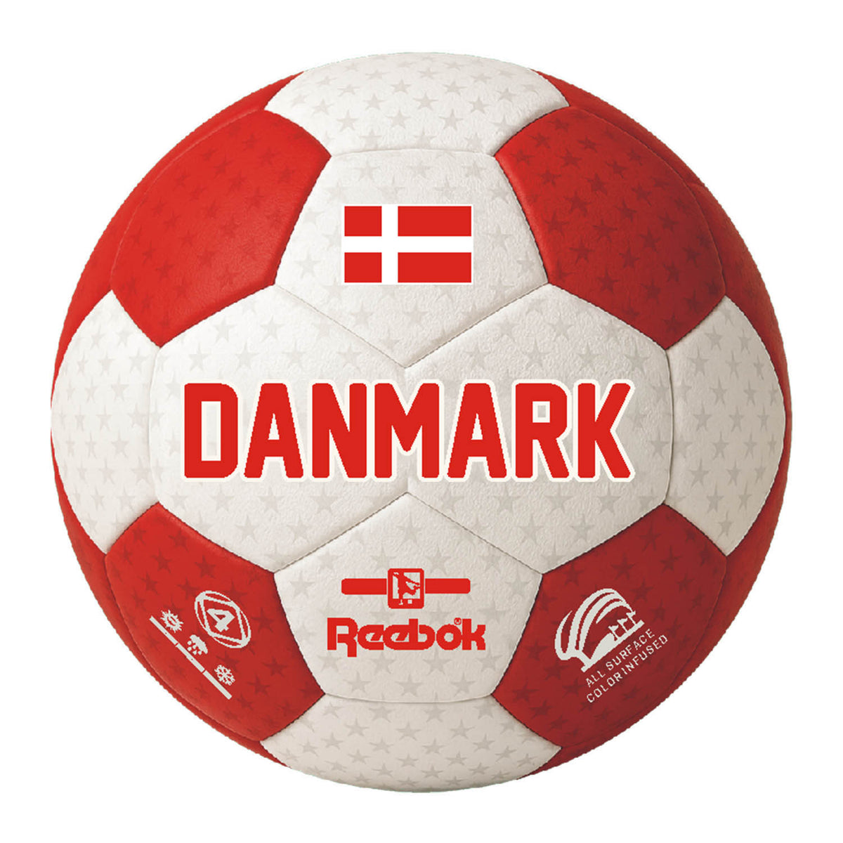 Reebok Fotboll World Cup Danmark röd/vit