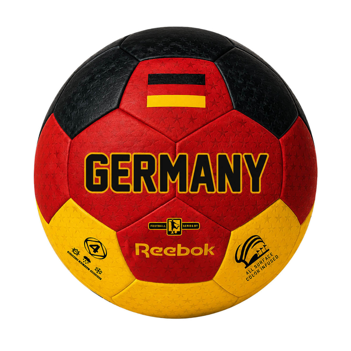 Reebok Fotboll World Cup Tyskland svart/röd/gul
