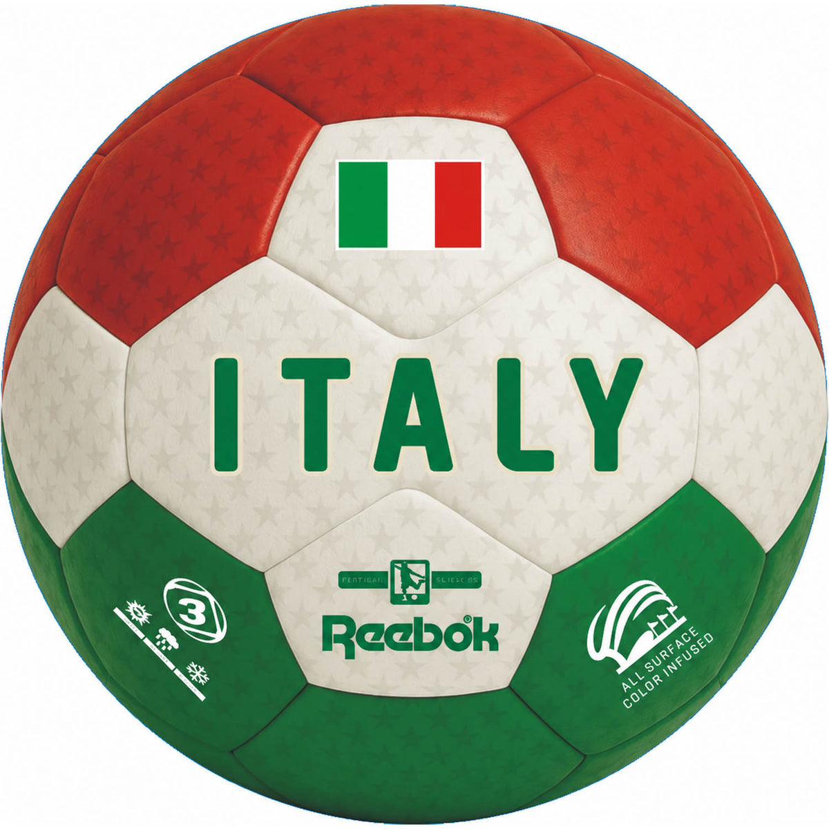 Reebok Fotboll World Cup Italien röd/vit/grön