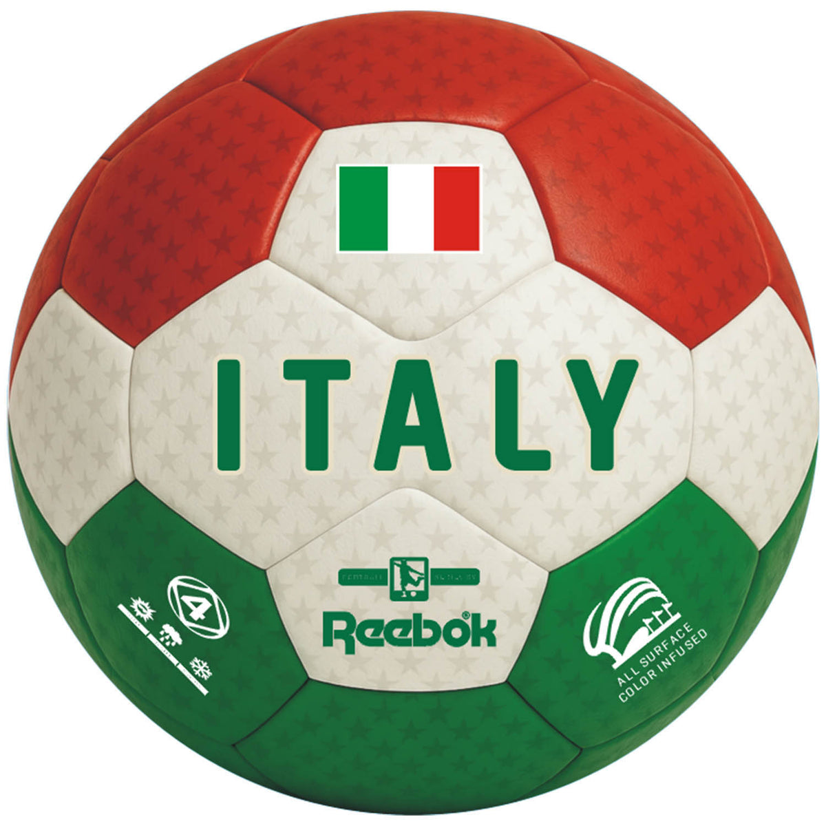 Reebok Fotboll World Cup Italien röd/vit/grön