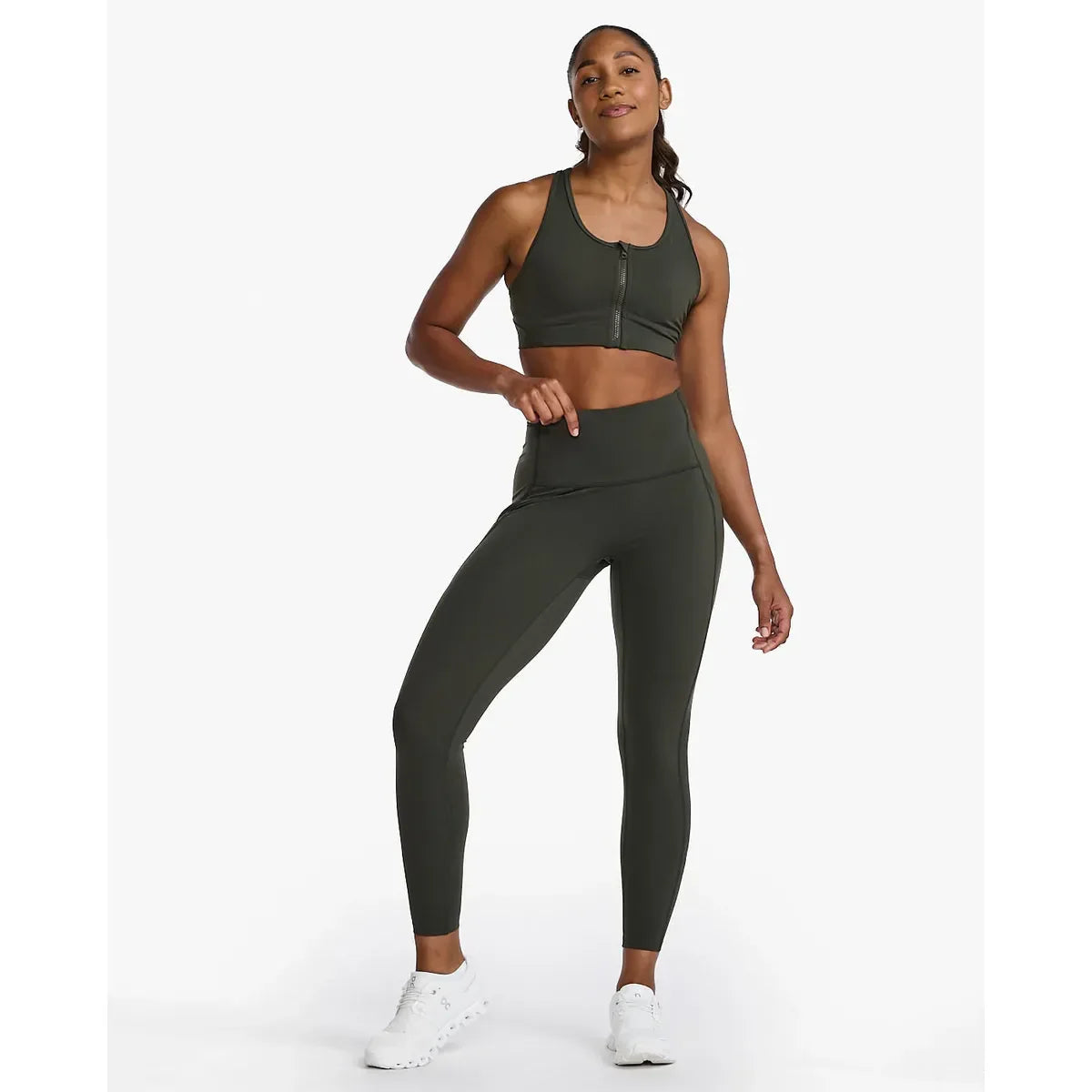 2XU FORM STASH HI-RISE COMPRESSION TIGHTS Jupiter/Jupiter