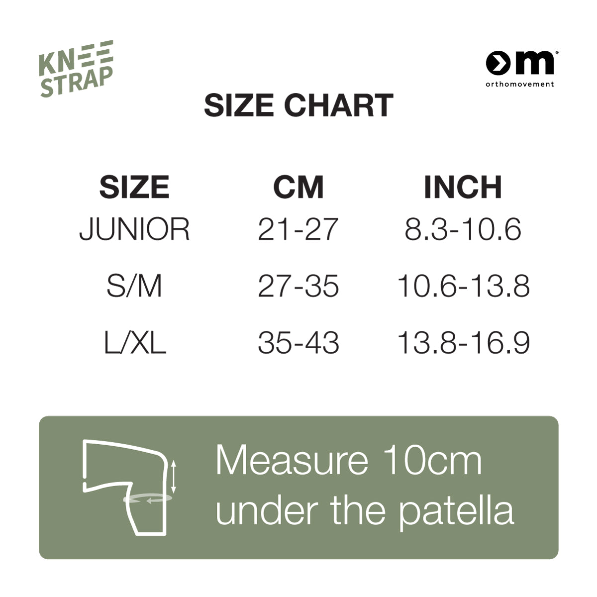 OM Knee Strap Junior