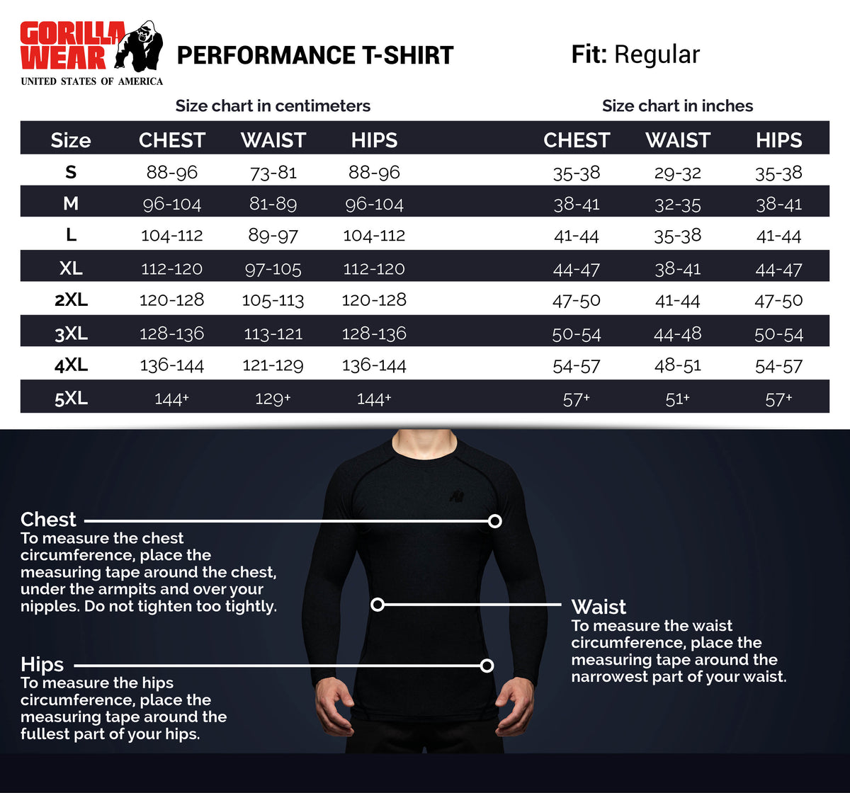Gorilla Wear Performance T-Shirt, grey