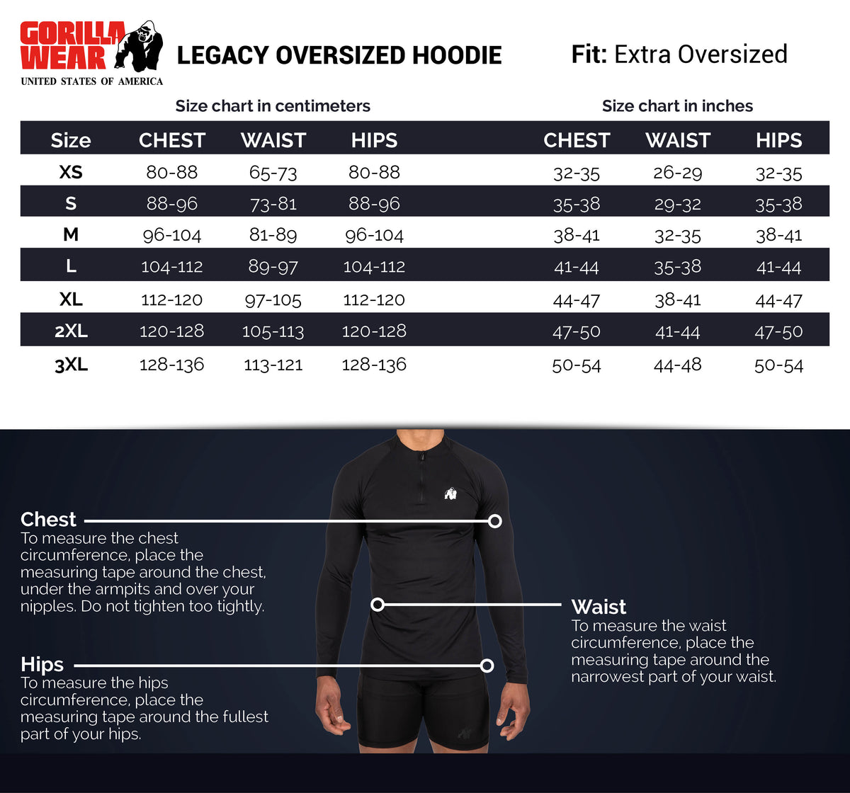 Gorilla Wear Scottsdale Track Jacket, black