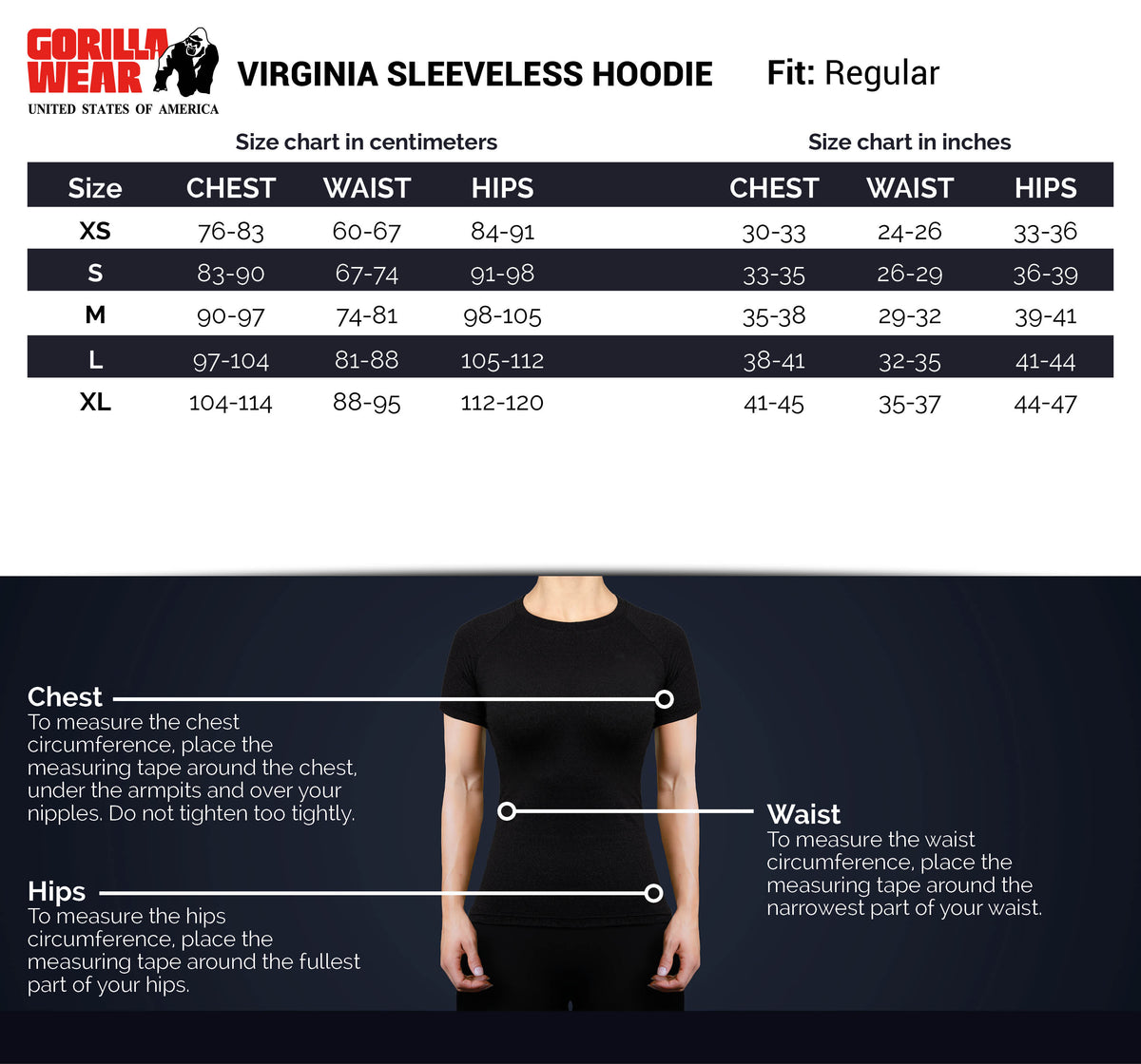 Gorilla Wear Virginia Sleeveless Hoodie, pink