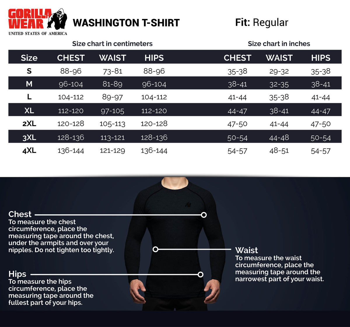 Gorilla Wear Washington T-Shirt, neon yellow