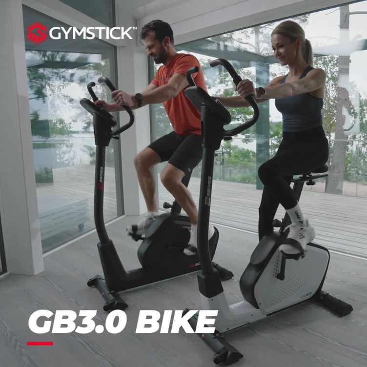GB3.0 Exercise Bike, Black-White
